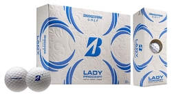 Bridgestone lady Precept golfové míčky (12 ks), bílé