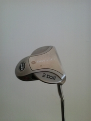 Odyssey White Steel 2-ball putter, pravý