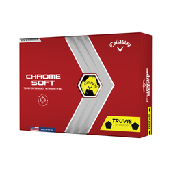 Callaway Chrome Soft Truvis míčky (12ks) žluto/černé