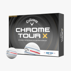 Callaway Chrome Tour X 360Triple Track míčky bílé (12ks)