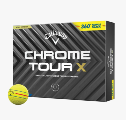 Callaway Chrome Tour X 360Triple Track míčky žluté (12ks)