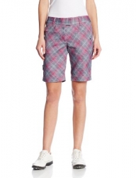 Callaway Plaid Printed dámské šortky, růžové