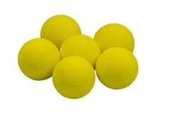 Longridge pěnové míčky na trénink (6 ks) žluté