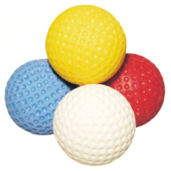 Vroubkovaný míč na minigolf (3ks)