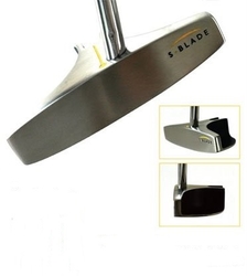 S-Blade Curvewing putter, center-shafted