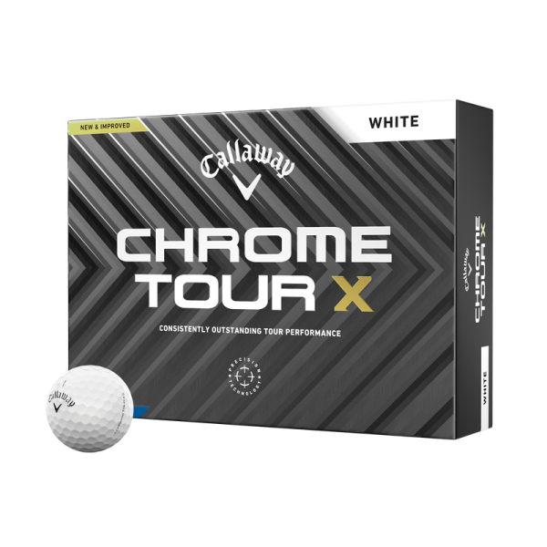 Callaway Chrome Tour X míčky bílé (12ks)
